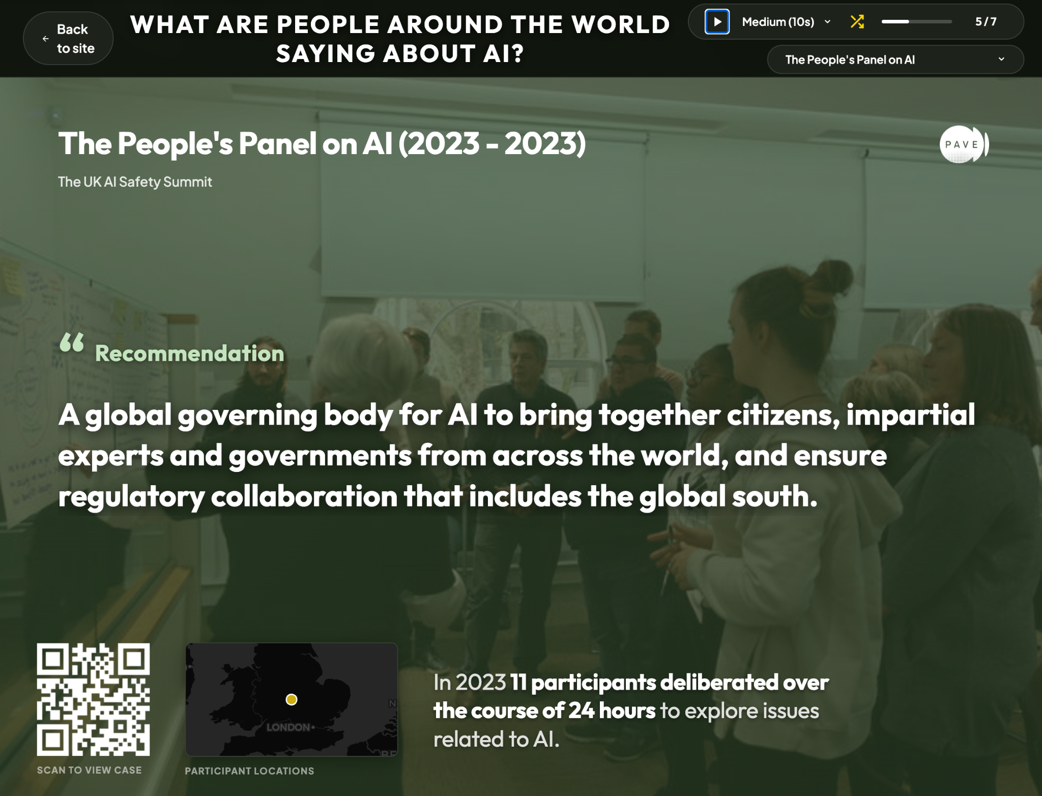 Message from the Peoples' Panel on AI